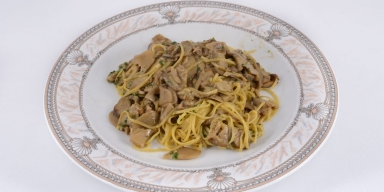 Tagliatelle with porcini mushrooms